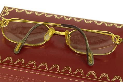 vintage cartier glasses with diamonds